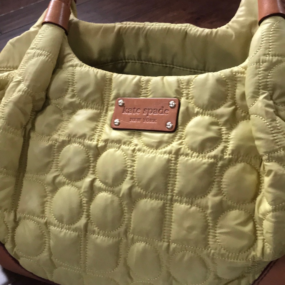 Authentic Kate Spade Stevie Signature Fabric Bag - Picture 3 of 8